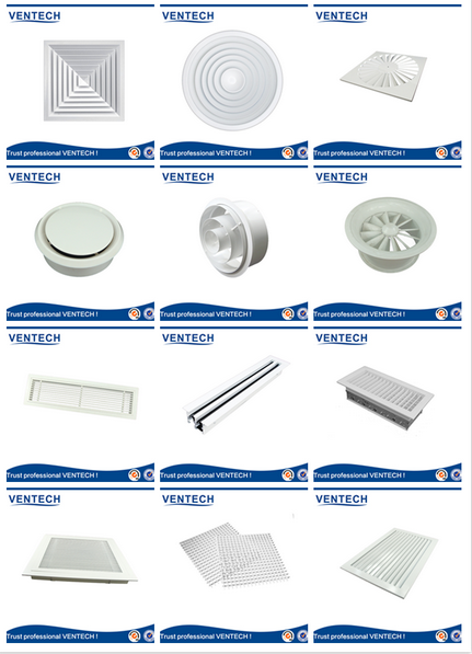 Ceiling Round Diffuser, Aluminium Round Air Diffuser for Air Conditioning (RCD-VA)