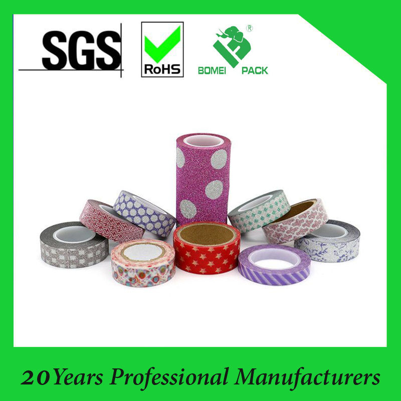 Colorful Hologram Adhesive Tape Used for Gift Wrapping