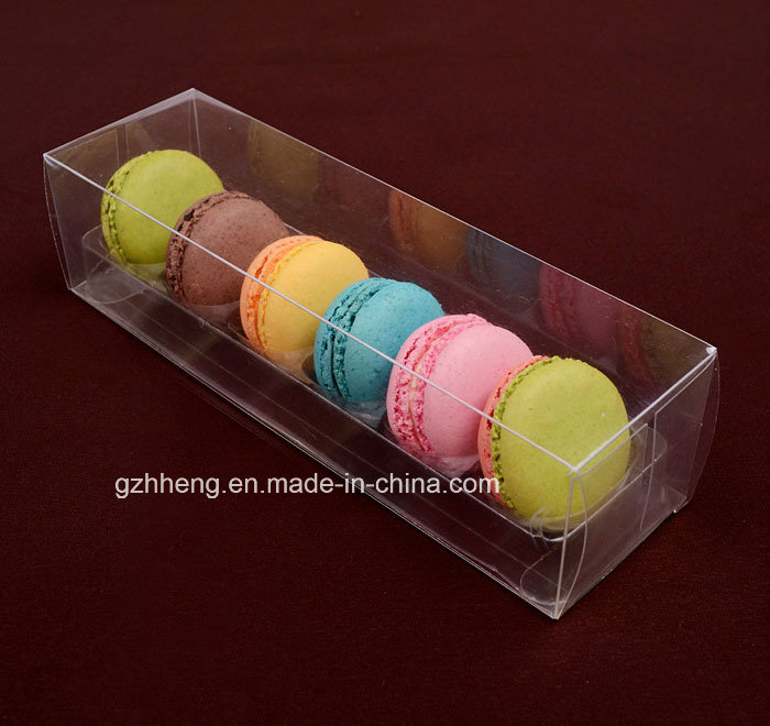 custom gift box for macaron (PP box)