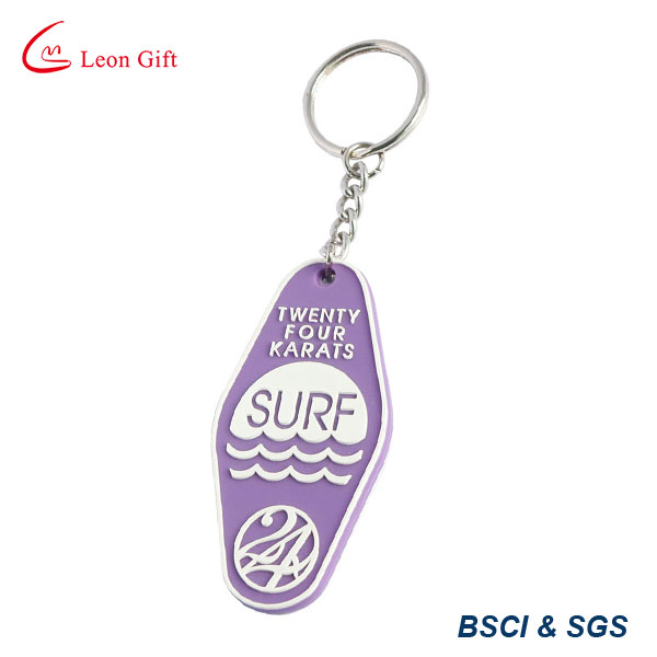 Customized Promotional 2D Soft PVC Rubber Keyring