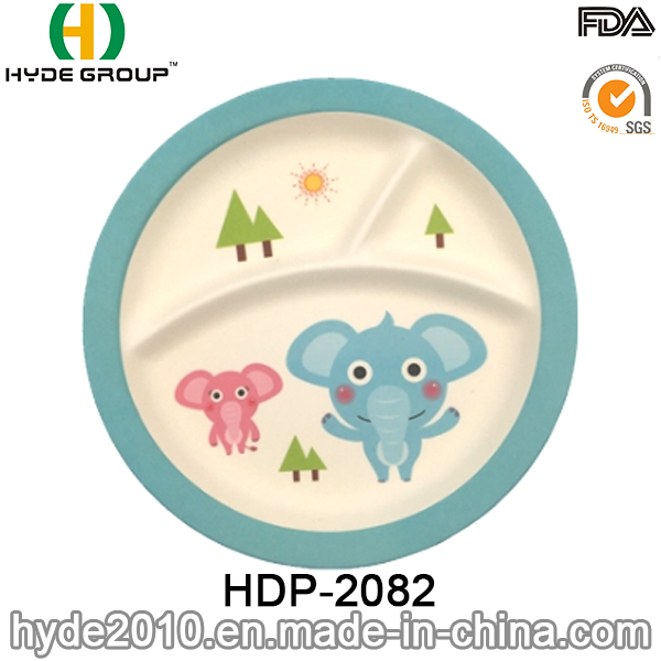 Animal Design Baby Bamboo Fiber Tableware Sets (HDP-2082)