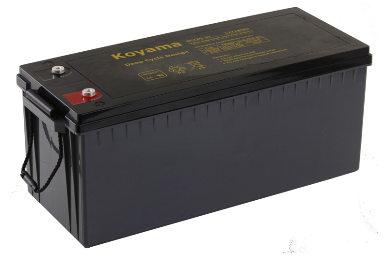 12V 180ah Deep Cycle AGM Battery for Solar / Marine