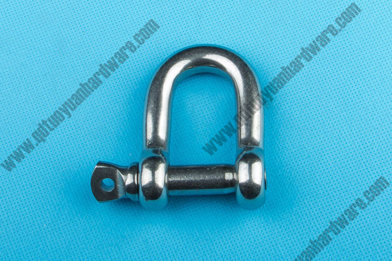 European Type Large Bow Shackle Stainless Steel Rigging