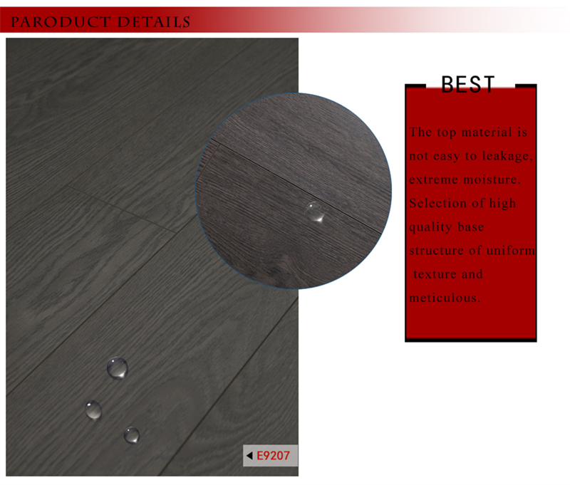 12mm Dark Oak HDF Laminated Flooring