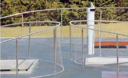 Sports Cable Nets Fence, Ss 316, Strong and Safety