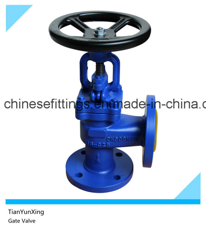 Gg25 Gg50 Gg40 Right Angle Worm Gear Gate Valve