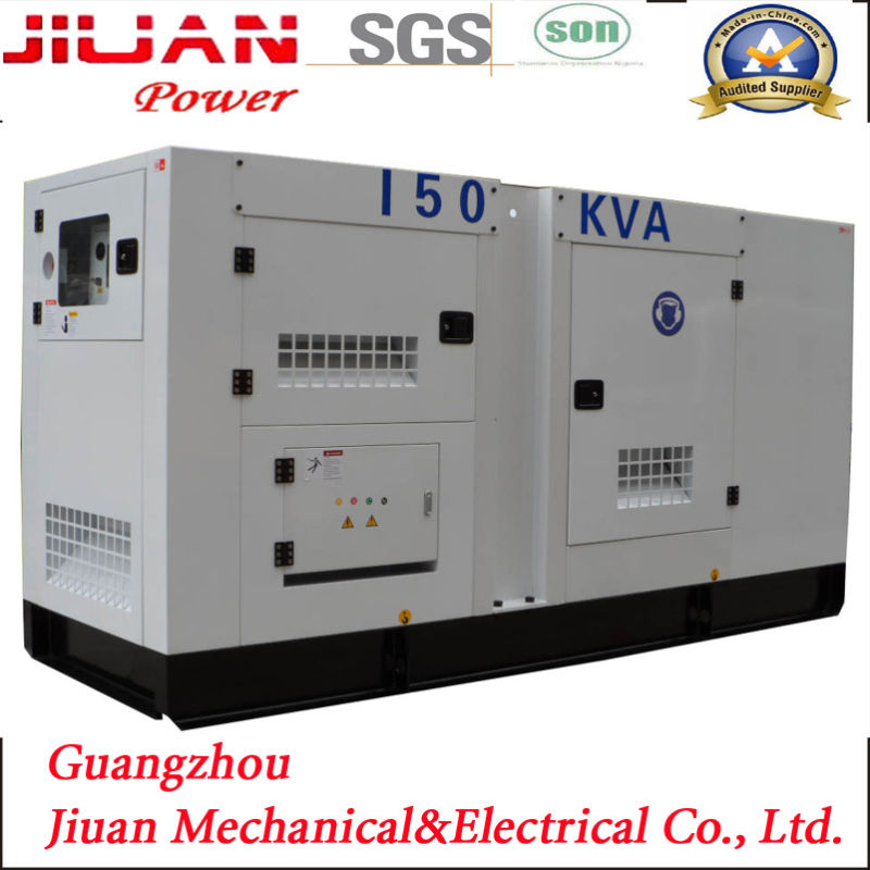 Guangzhou Factory for Sale Price 120kw 150kVA Silent Electric Power Diesel Generator