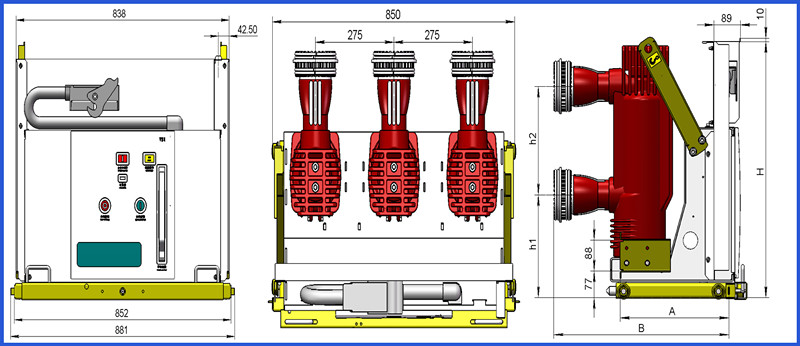 12kv Indoor Withdrawable Circuit Breaker