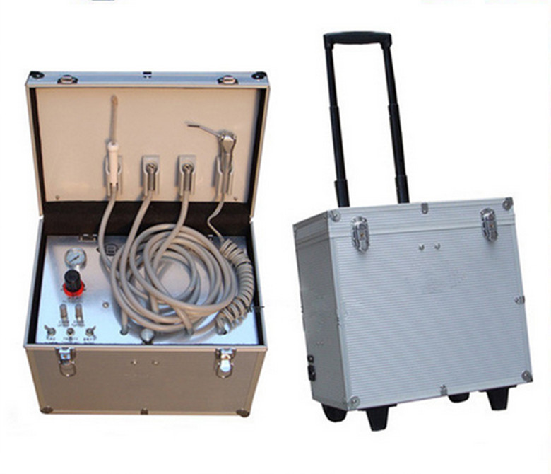 550W Aluminium Alloy Portable Dental Unit with Head Light