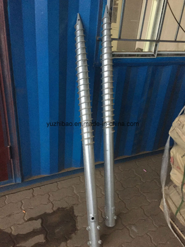 Hot DIP Galvanized Ground Anchor, Ground Screw for Solar Systems