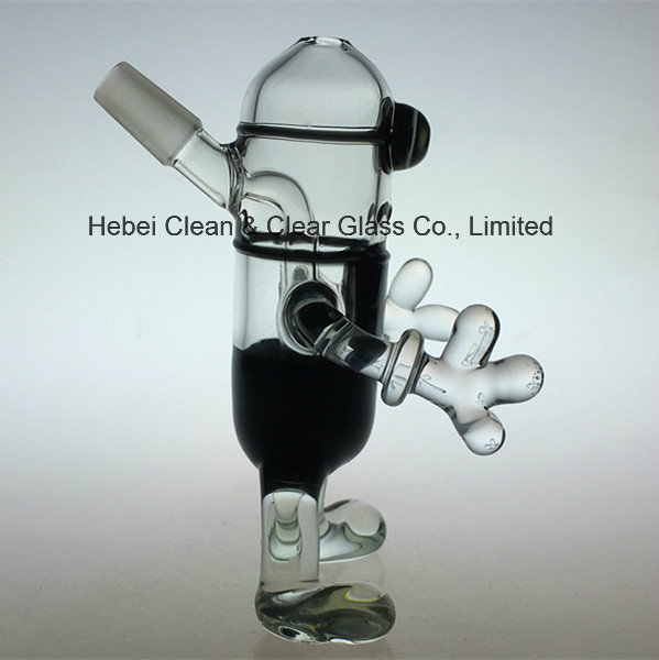 Wholesale New Design Minions Glass Water Pipe Oil Rig with Slitted Perc Diffusor