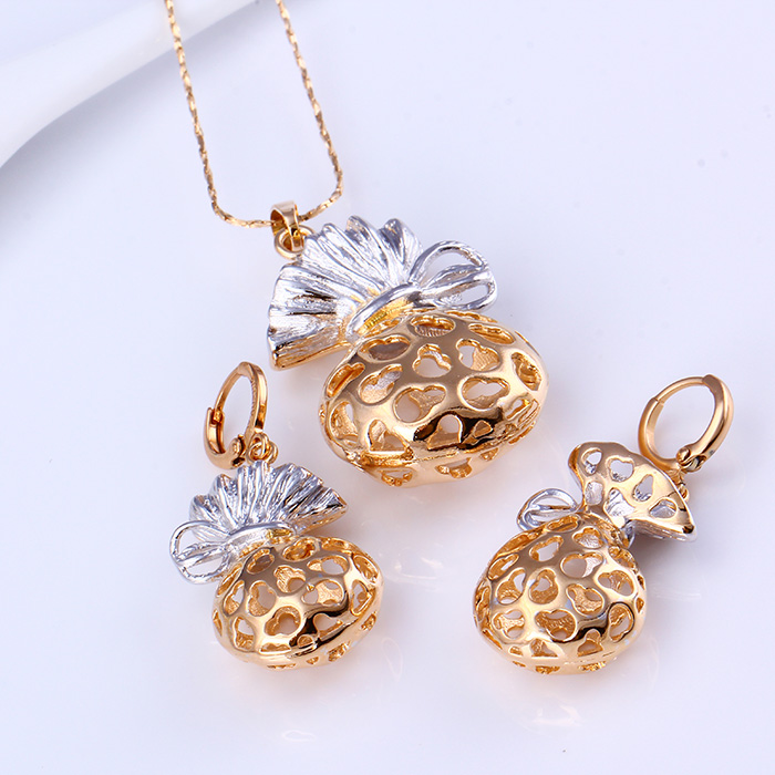 Wholesale Fashion Elegant Multicolor -Plated Imitation Jewelry Set --61471