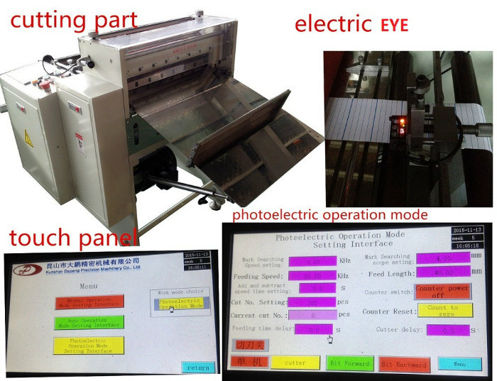 Automatic Roll to Sheet Cutting Machine for Paper/Film/Foam