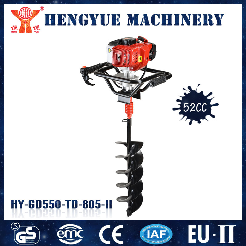 Powerful Gasoline Ground Drilling Machine