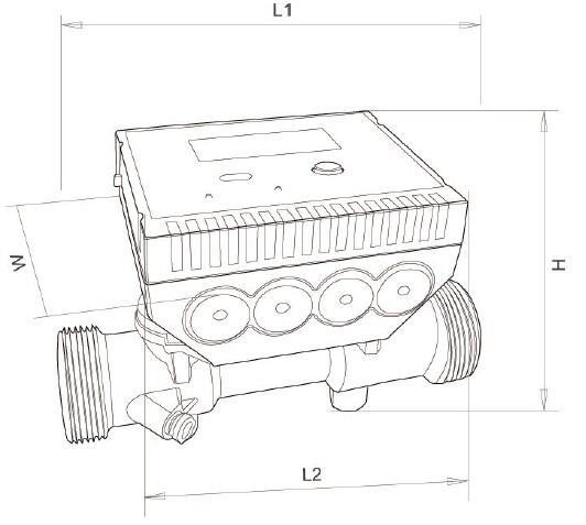 Ultrasonic Mbus Heat Meter for Radiator