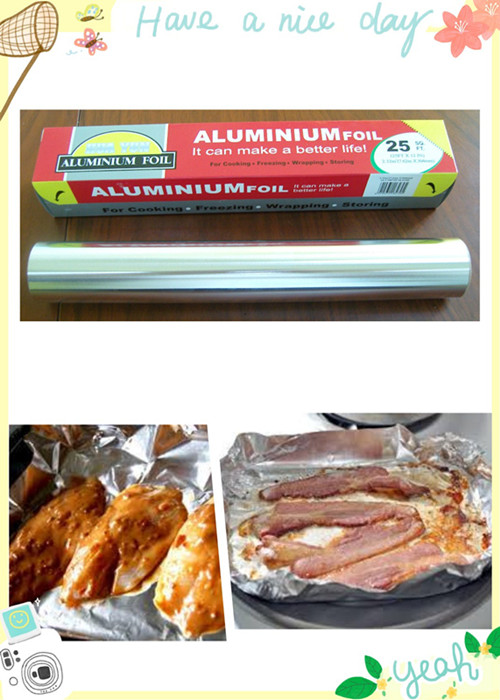 Party Food Packing Use of Commercial Aluminum Foil