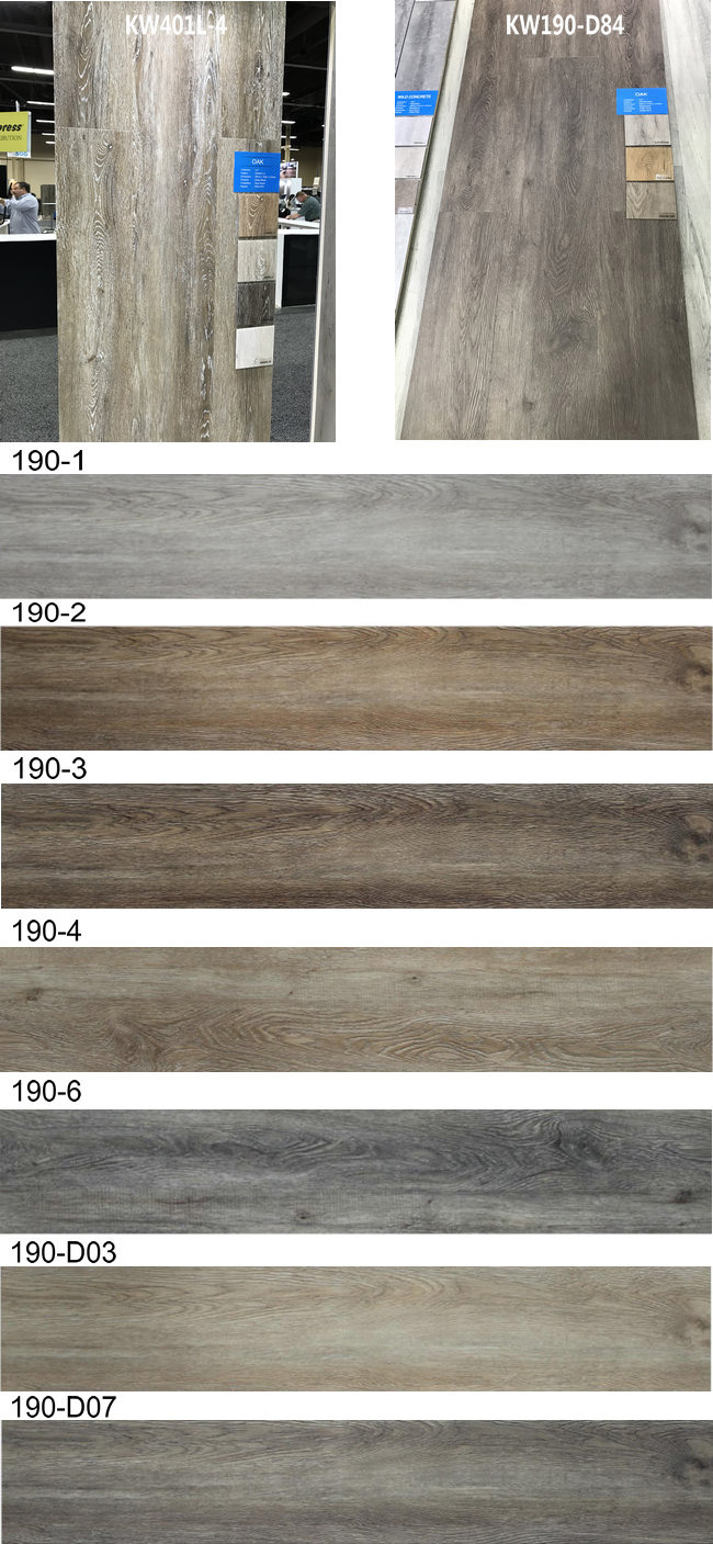 Oak Wood Pattern Waterproof Hot Sale Luxury Vinyl Plank Lvt Flooring