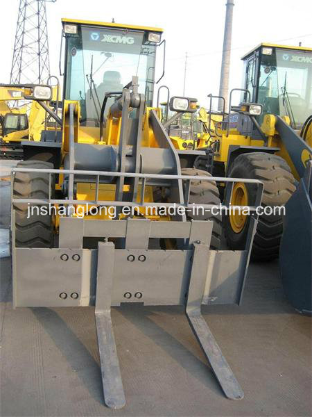 China 3 Cubic Meter 5ton Wheel Loader Slide Fork Loader