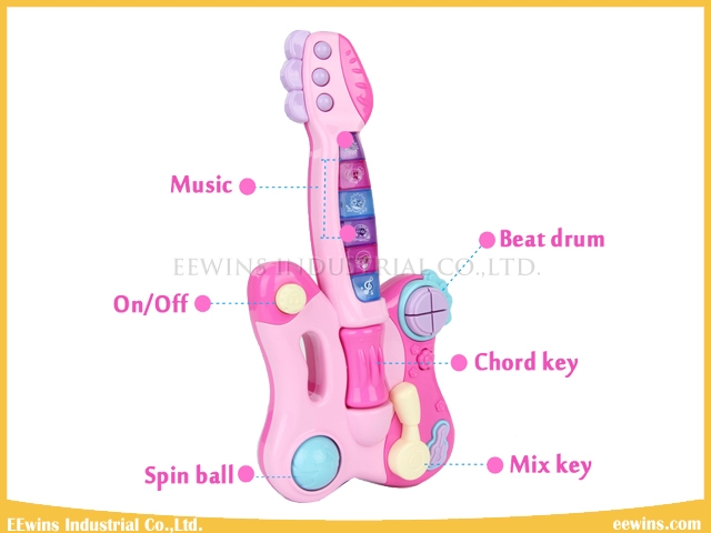 Quality and Safety Toys Electronic Musical Guitar Baby Toys