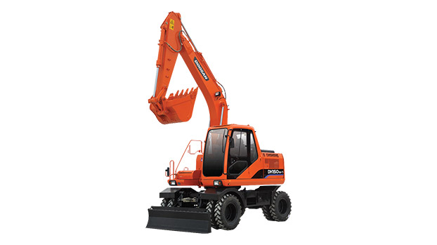 Hot Sales Doosan Wheel Excavator Dh150W-7