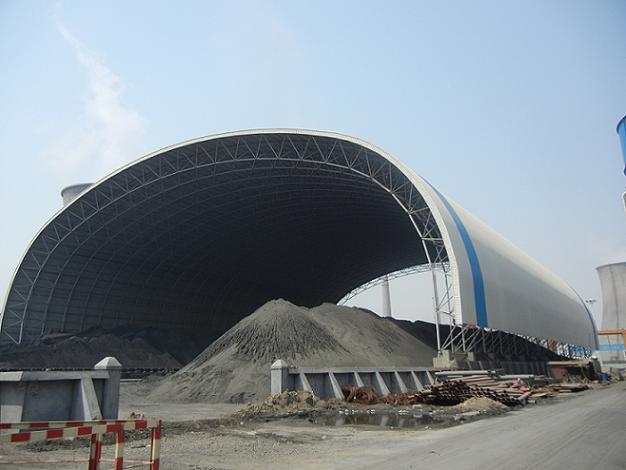 Space Frame for Coal Storage Construction