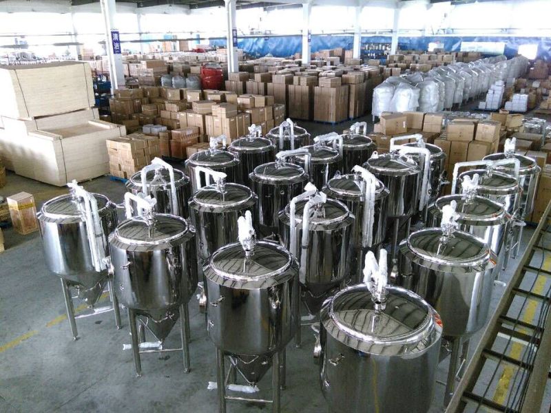 Stainless Steel 500 Gallon Glycol Jacket Conical Beer Equipment
