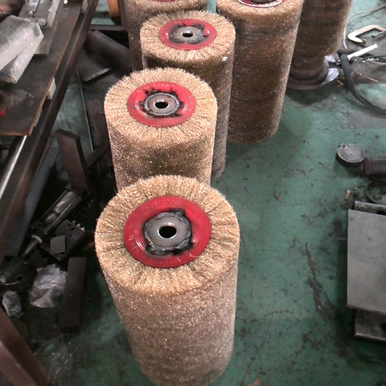 Steel Wire Polishing Roller Brush for Machine (YY-105)