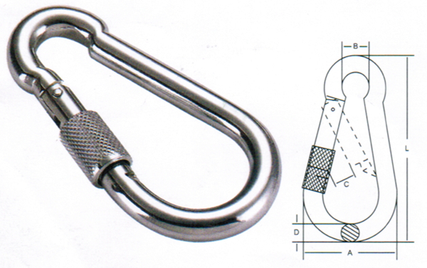 Safety Hook with Screw