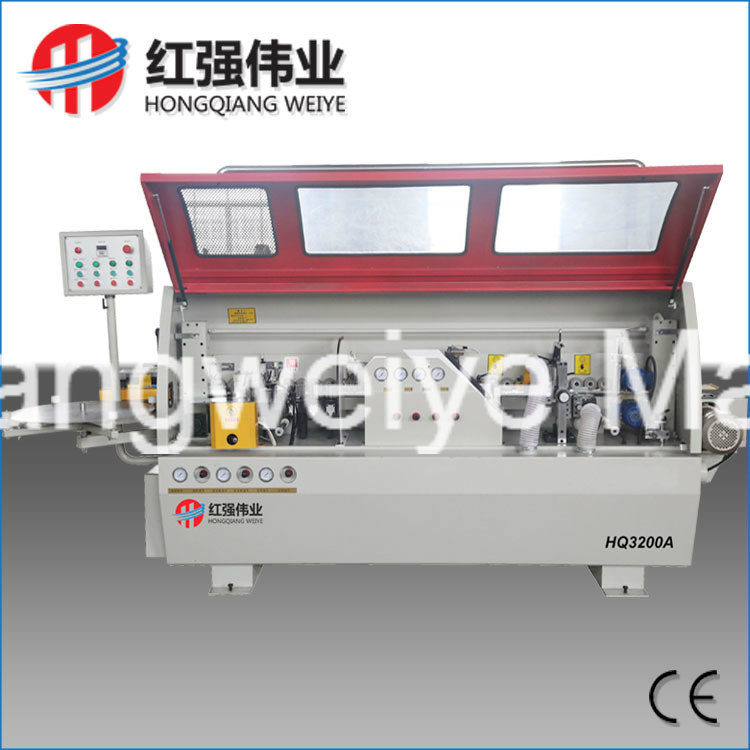 Hq3200A Automatic Wood Edge Banding Machine/ Auto Woodworking Cutting Machine