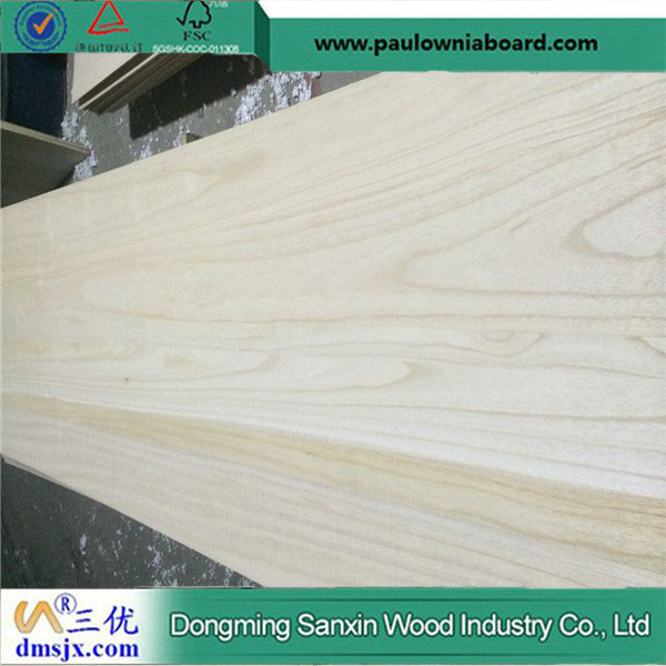 3mm A Grade Glued Paulownia Board Kiln Dried