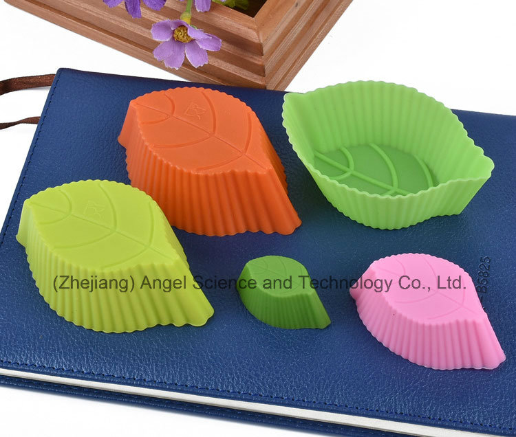 Wholesale Cake Tool Tree Leaf Silicone Muffin Cup Mold Sc03