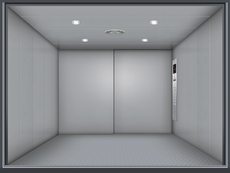 Big Space Freight Elevator with Stainless Steel
