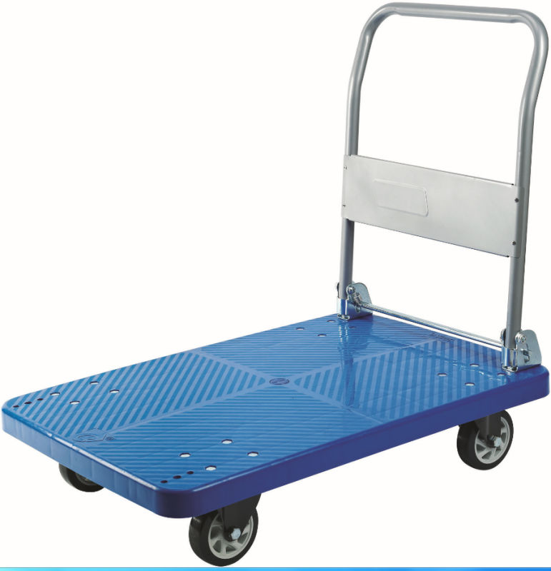 Plastic Handcart (895X590mm) (Blue)