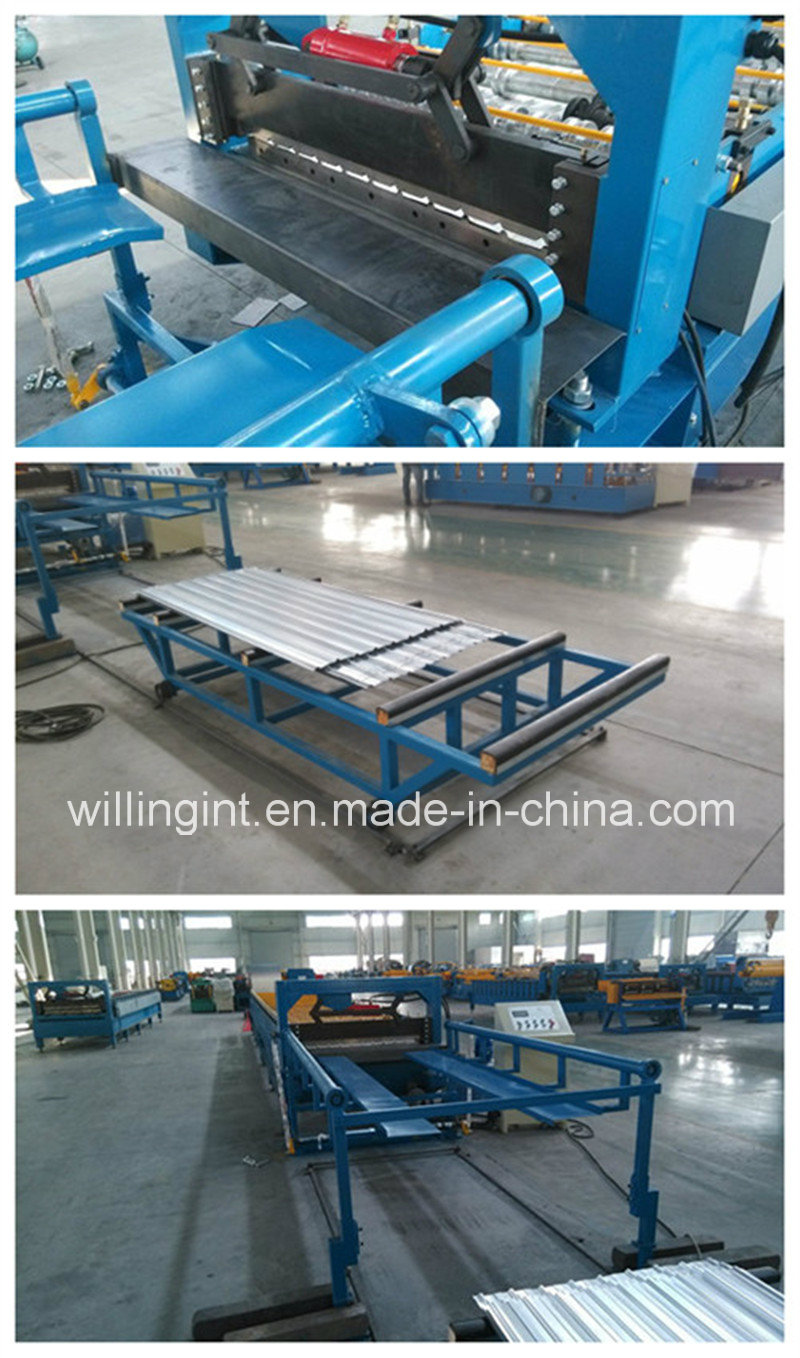 Galzed IBM Sheet Wall Roofing Roll Forming Machine with Stacker