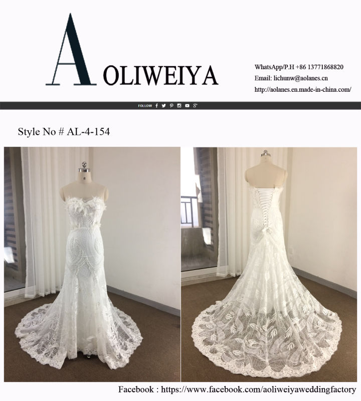 Top Sale/Trendy Mermaid Wedding Dress with Unique Lace