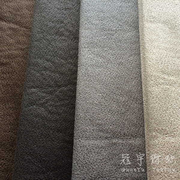 Artificial Polyester Leather Fabric for Decoration