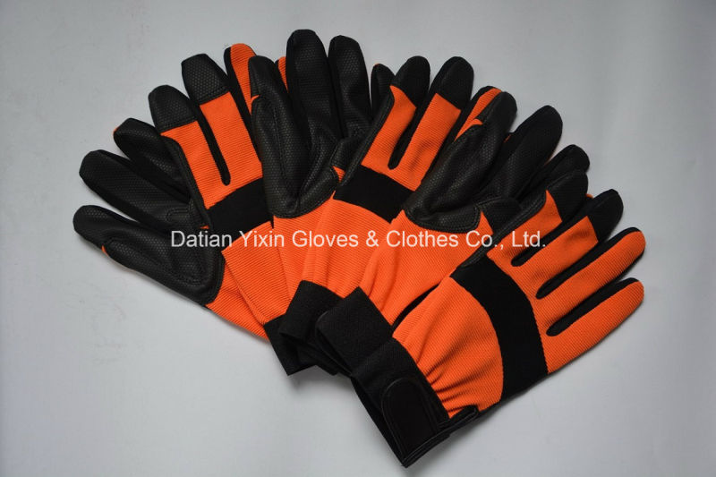 Safety Glove-Synthetic Leather Glove-Industrial Glove-Labor Glove-Mechanic Glove-Working Gloves