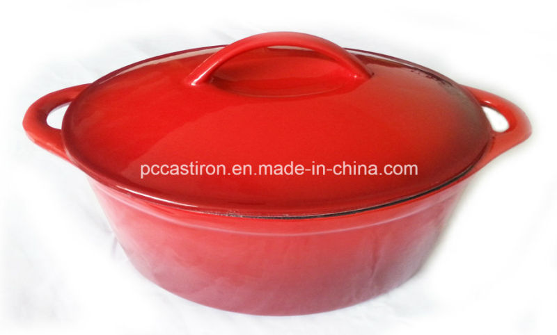 Enamel Finishing Cast Iron Cookware Casserole Size 27X21.5cm