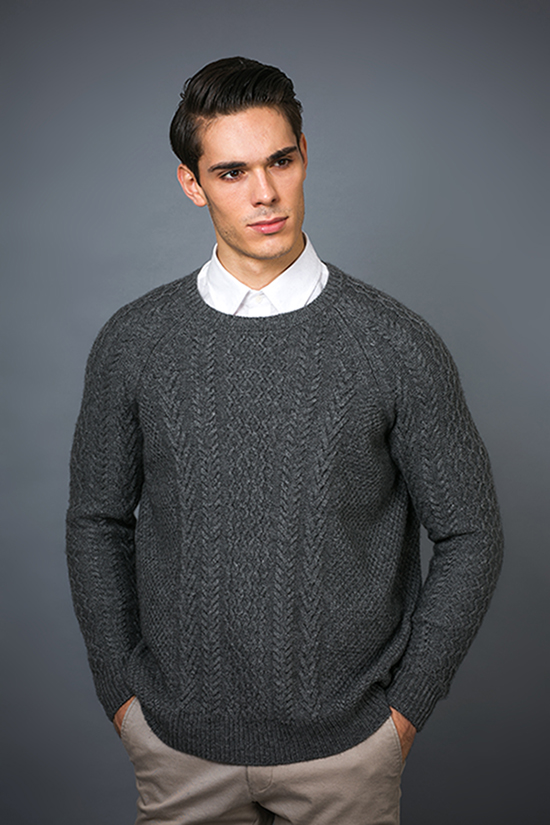 Men′ S Fashion Cashmere Blend Sweater 17brpv075