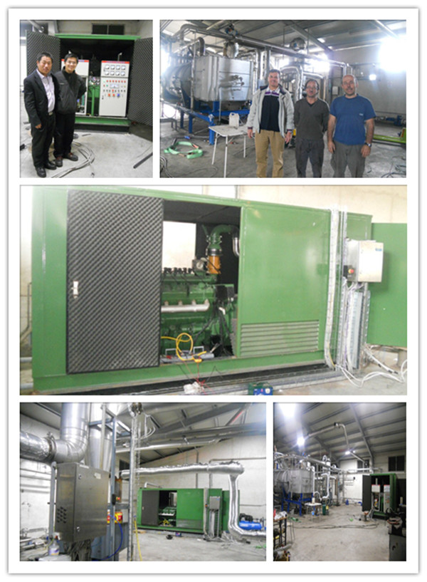 China 500kw Natural Gas Generator Powered by Methane, Biogas LNG, CNG, LPG