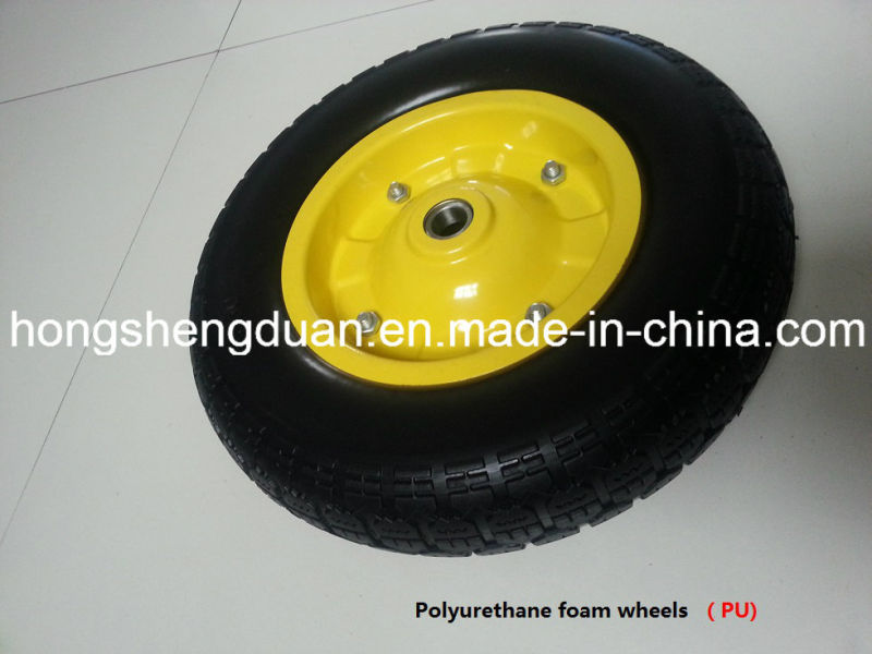 PU Form Wheel with Steel Rim