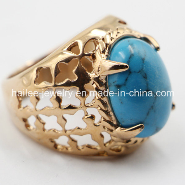 Hot Sale Ring High Quality Stainless Steel Ring with Stone