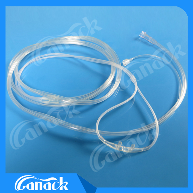 Animal equipment Medical Oxygen Nasal Cannula with CO2 Line