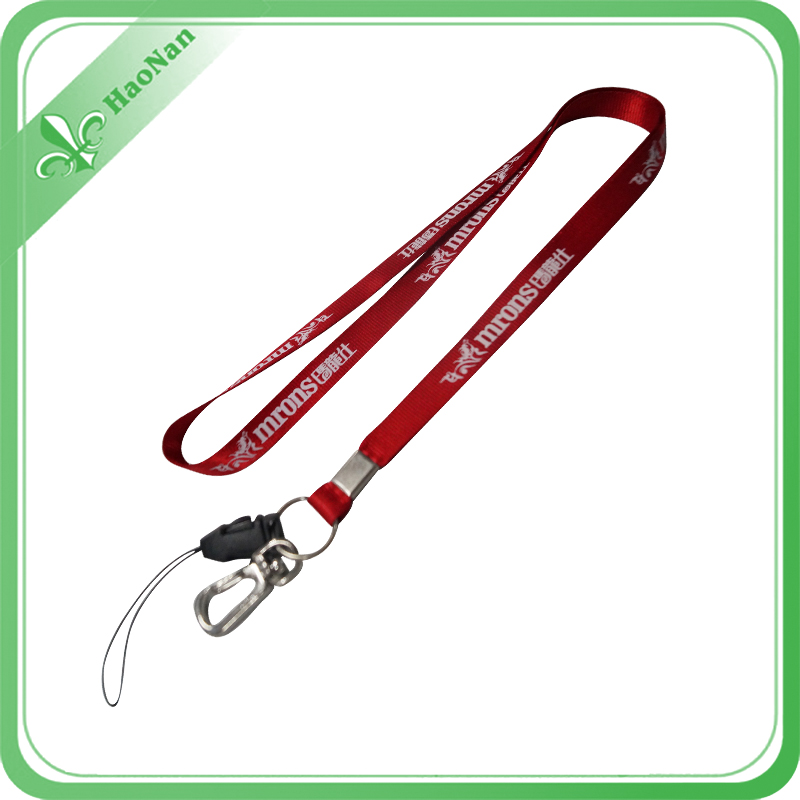 Custom Length Standard Size Sublimation Printing Mobile Phone Lanyards