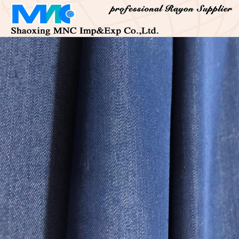 poly rayon denim fabric