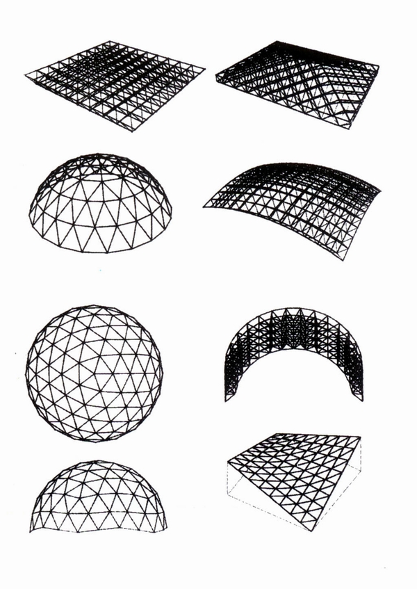 Large Span Prefabricated Roofing with Space Frame Structure