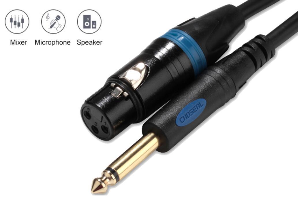 Colorful PVC Male to Female XLR to XLR Microphone Cable