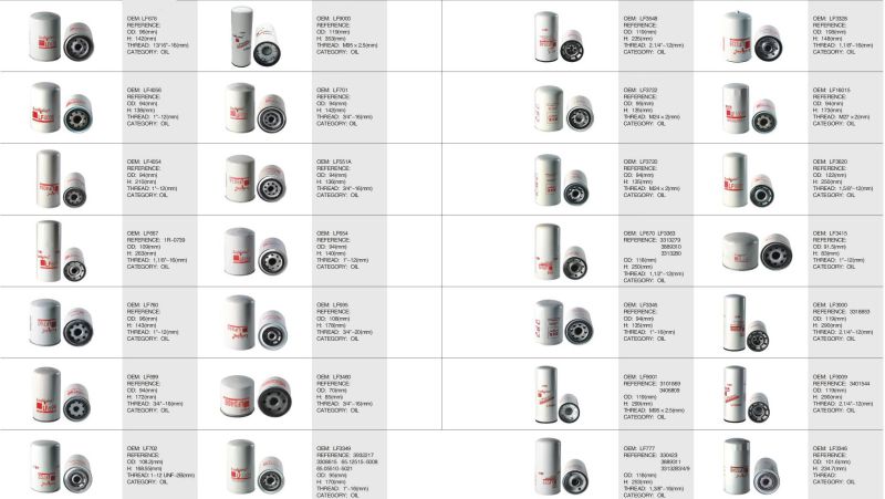 Auto Filter Car Filter Oil Filter of Cummins (OEM: Lf678)