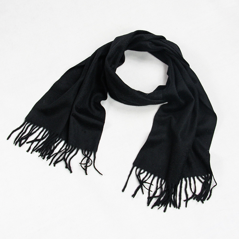 Pure Color Wool Cashmere Scarf for Men and Women CD20al