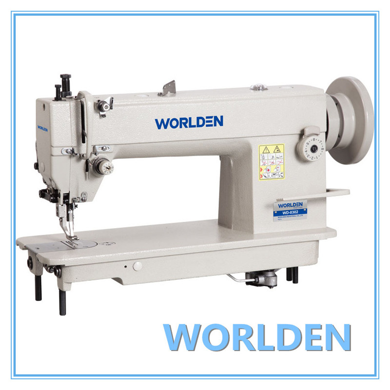 Wd-0302 Single Needle High Speed Top and Bottom Feed Lockstitch Machine